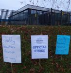 Salford City College Strike at Future Skills MediaCityUK